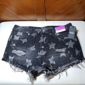 Mossimo High rise distressed size 12 shorts